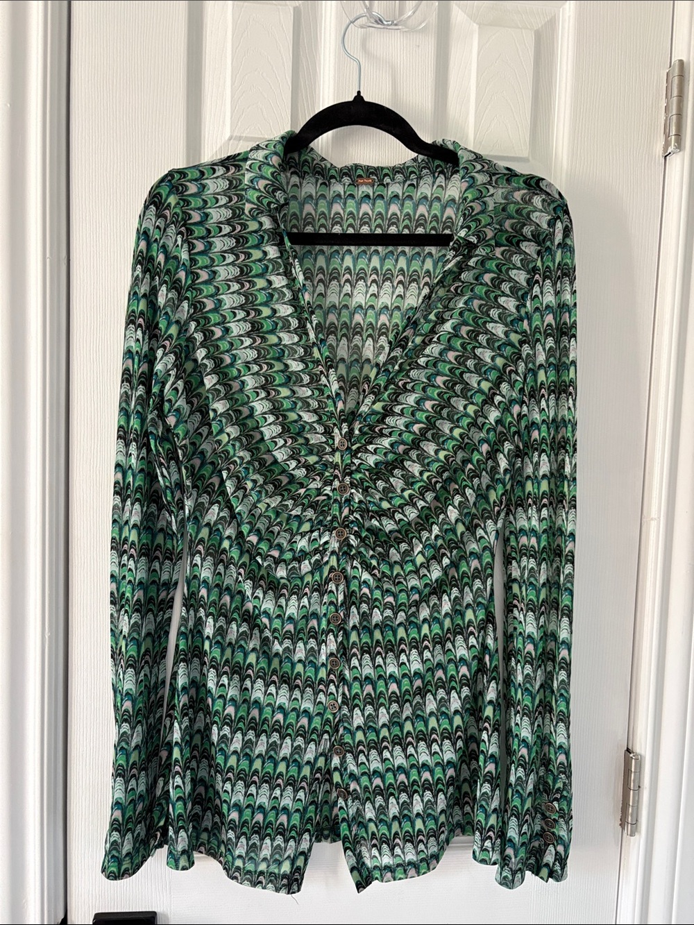 Anthropologie Free People slinky blouse - size medium